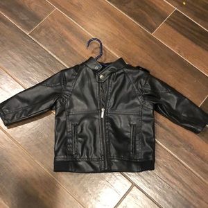 18M Kenneth Cole Reaction faux leather baby jacket